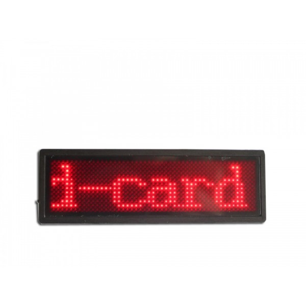 LED chest card RED color