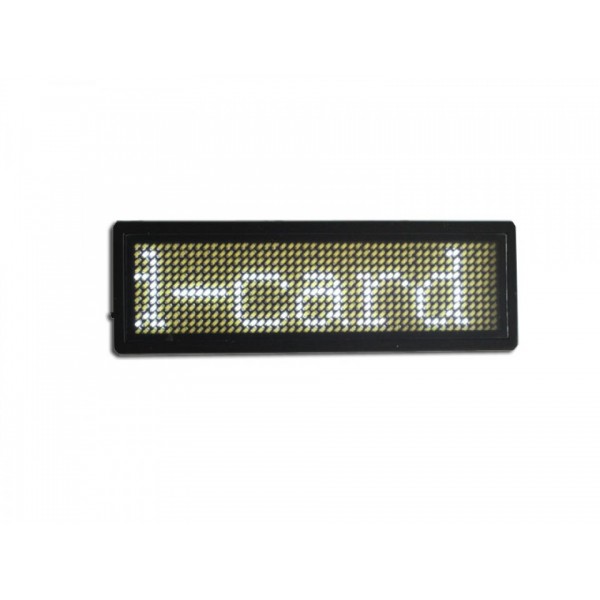 LED business card White